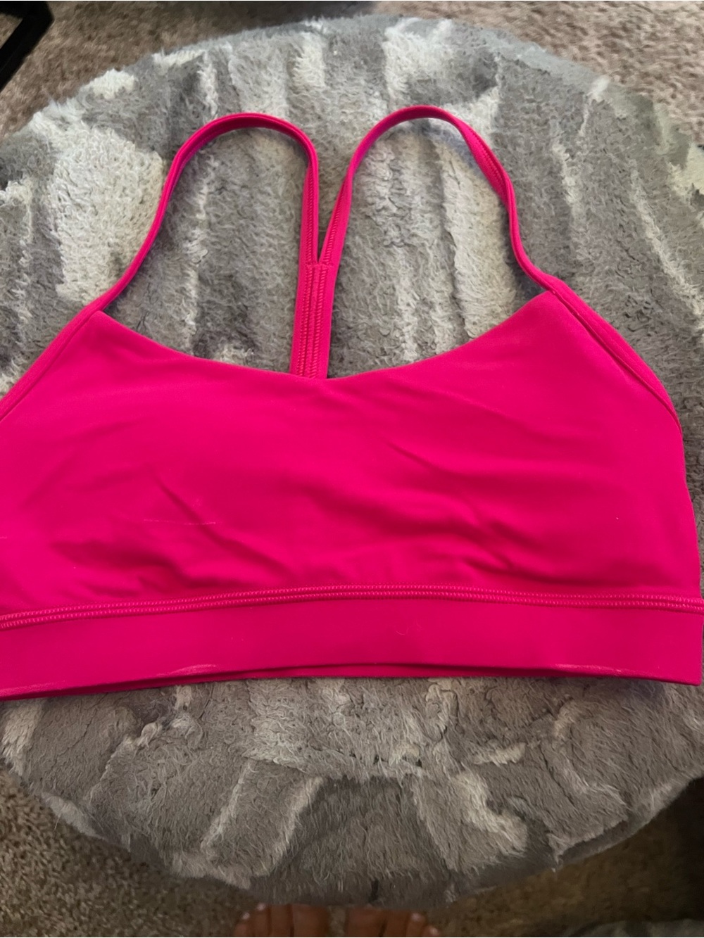 LULU LEMON Hot Pink Strappy Sports Bra - Women's Intimates 6